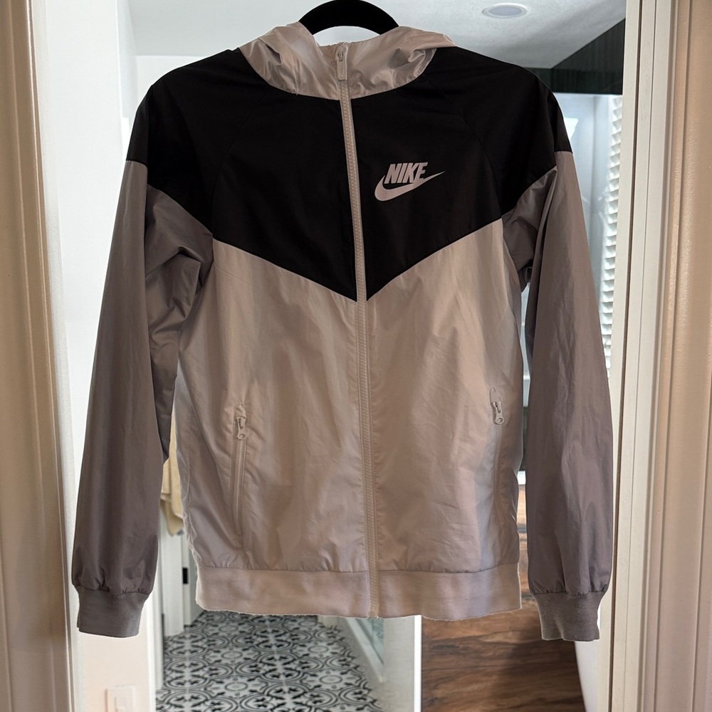 Kids Nike Two-Tone Black and Gray light Jacket